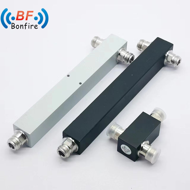 Splitter de energia de tipo feminino personalizado para VHF UHF 698-3800MHz Walkie-Talkie Booster