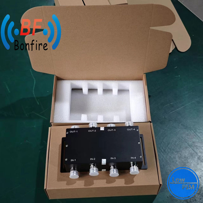 Acoplador híbrido VHF 698-3800MHz 3dB Combinador híbrido 4 em 4 com conector tipo N