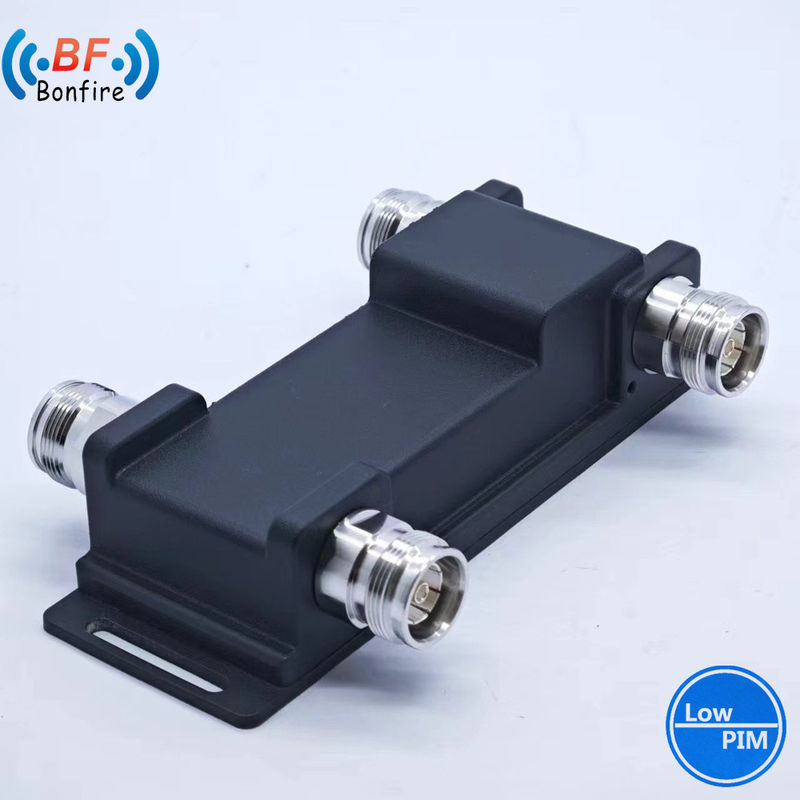 Acoplador híbrido de alta potência Combinador híbrido de RF 3dB 698-4000MHz 4.3-10 conector feminino