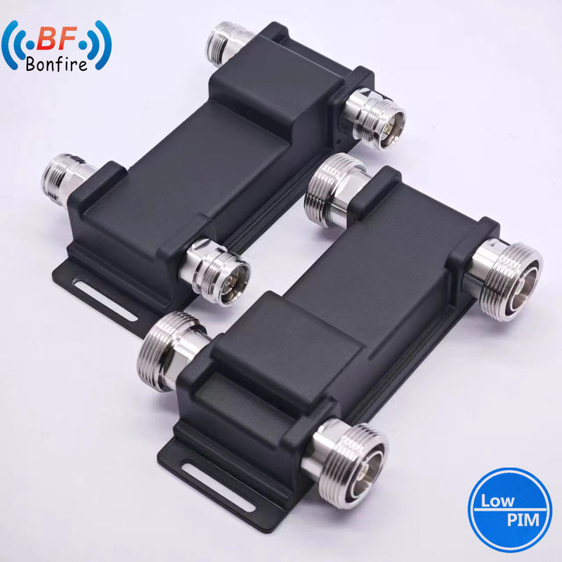 2X1 3dB 698-4000MHz acoplador híbrido combinador híbrido DIN Feminino DQ-XXXXXX Cinza/Vermelho/Negro