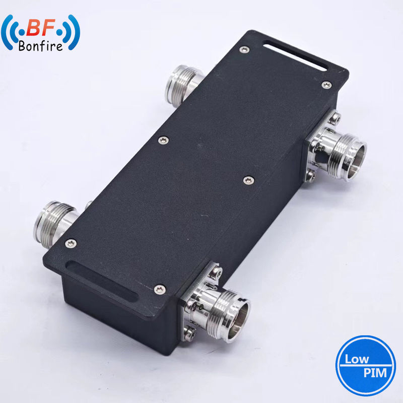 Combinador híbrido de 200W 4.3-10-F/DIN-F/N-F 2X2 698-4000MHz com 2.000kg de peso bruto do pacote