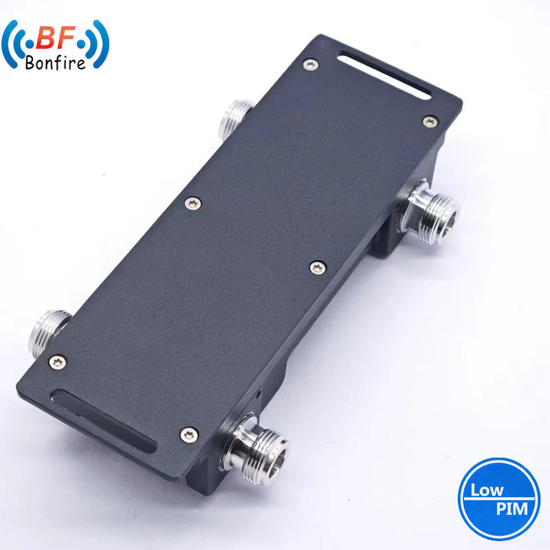 Combinador híbrido VHF 698-4000MHz 2X2 3dB para interface 4.3-10-F/DIN-F/N-F