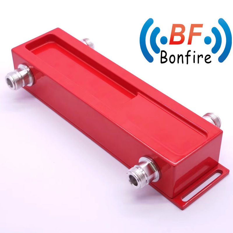 698-3800MHz 2 1 2 2 Wireless Low Pim Indoor Hybrid Coupler Hybrid Combiner N-F em cinza