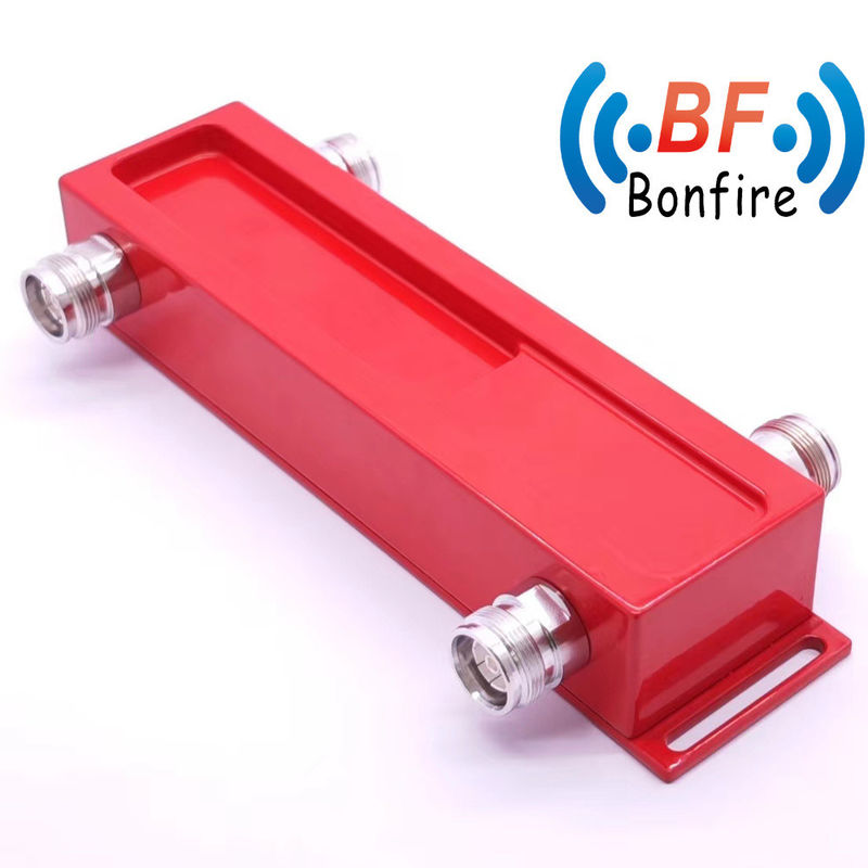 Banda larga 698-3800MHz Low Pim 3dB acoplador híbrido com 4.3-10 conectores femininos