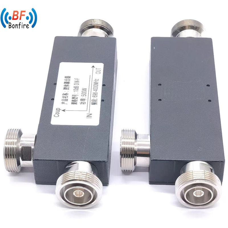 698-4000MHz DIN-F Air Directional Coupler 3dB 5dB 6dB 7dB para várias aplicações