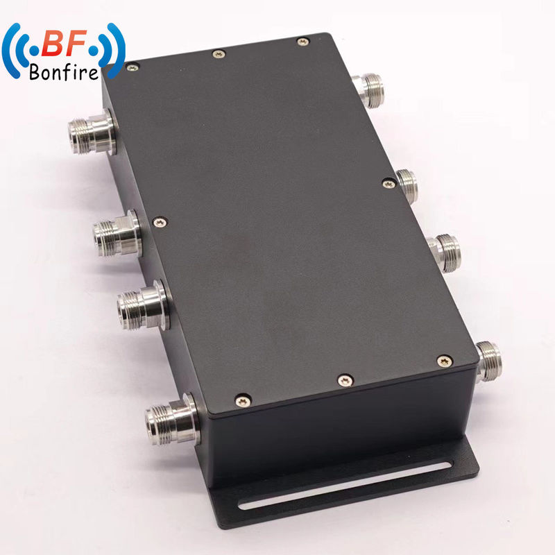 RF personalizado 698-4000MHz 100W 4X4 combineiro híbrido com baixo Pim -155dbc em vermelho