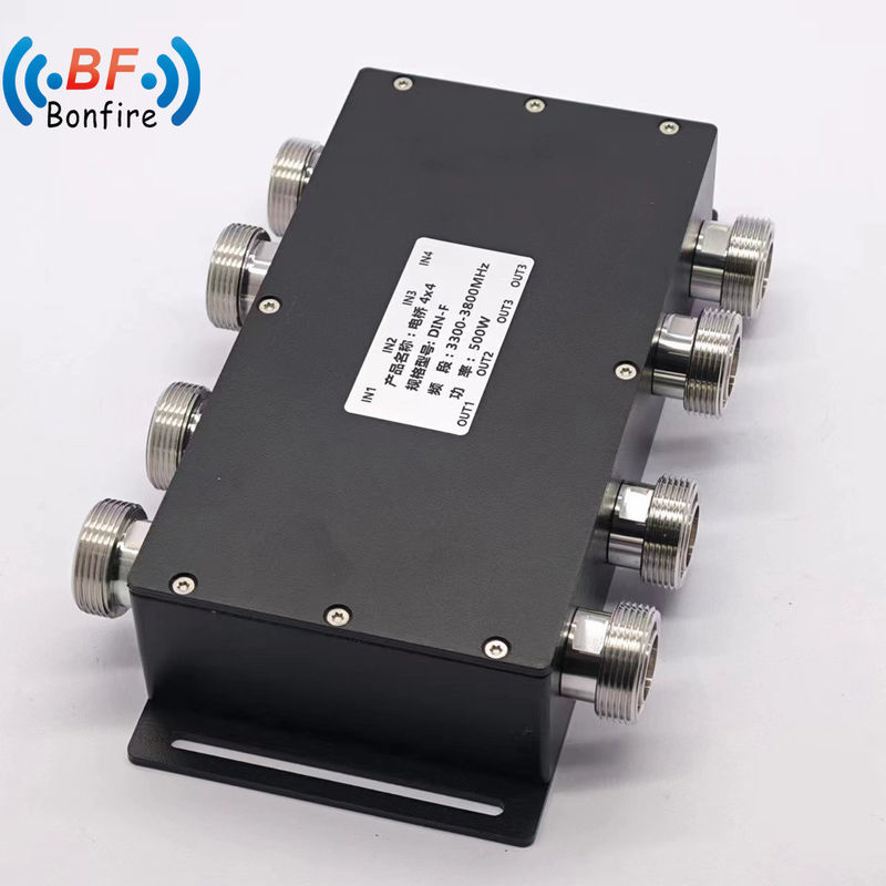 300W Low Pim -155dbc 2 em 2 combinação de acoplamento híbrido para interface 4.3-10-F/DIN-F/N-F