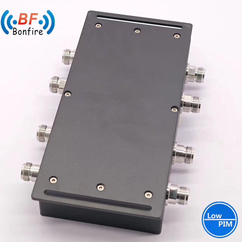 Alto isolamento 400W 694-3800MHz 4.3-10 Fêmea 4 em 4 fora acoplador híbrido