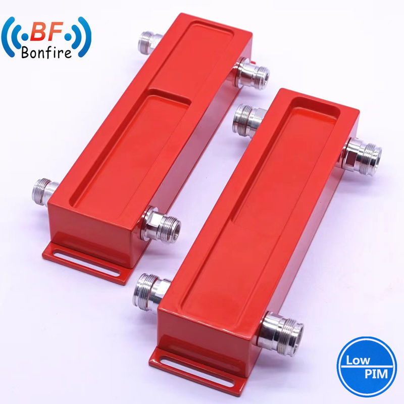 4.3-10-F/DIN-F/N-F Interface 698-3800MHz 2 em 2 fora acoplador híbrido de RF para IBS