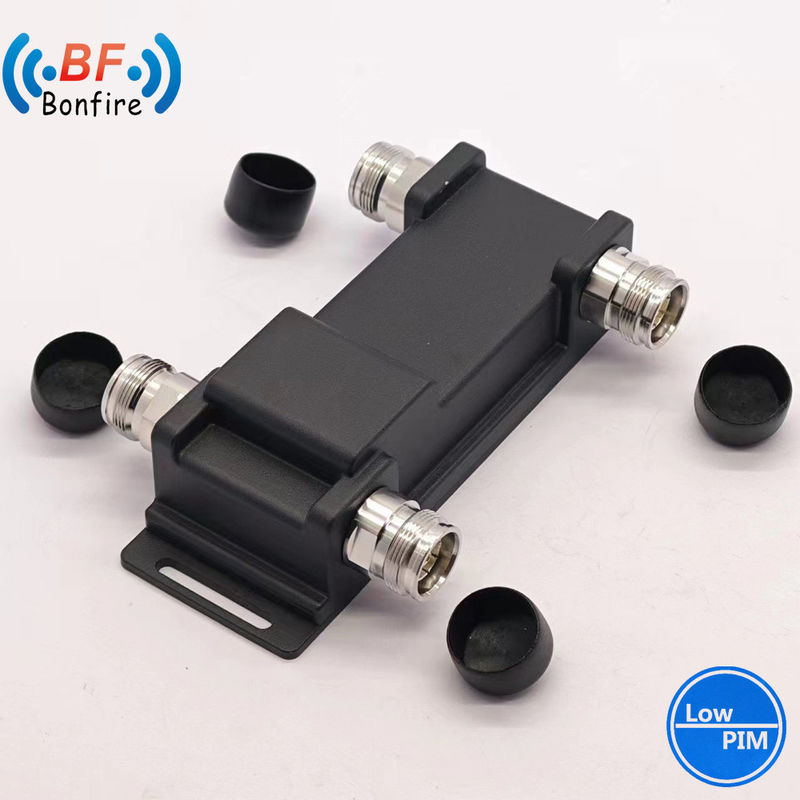 4.3-10-F/DIN-F/N-F Interface UHF 698-3800MHz Combinador híbrido RF de duas vias/acoplador híbrido