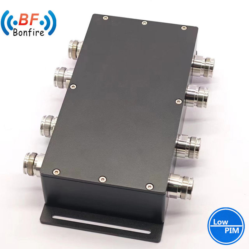 4.3-10-F/DIN-F/N-F Interface VHF RF Combinador híbrido 698-3800MHz acoplador híbrido de 4 vias