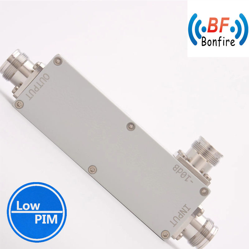 Tamanho do pacote 17.00cm * 6.50cm * 2.50cm RF Wideband Directional Coupler 4.3-10 Tipo feminino