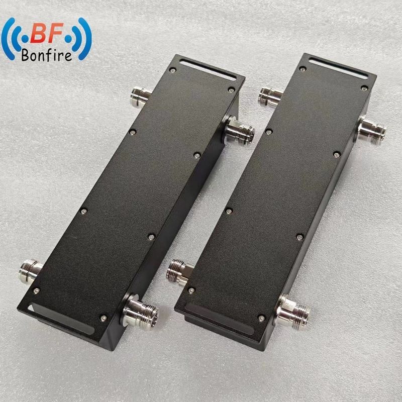 2 em 2 fora RF Combinador híbrido acoplador Frequência 698-3800MHz N Conector feminino Potência de entrada 50W Ibs Componentes