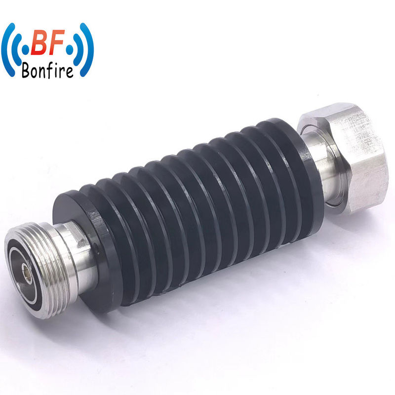 Atenuadores coaxial fixos de microondas RF de 10 W com conectores masculino a feminino de tipo N