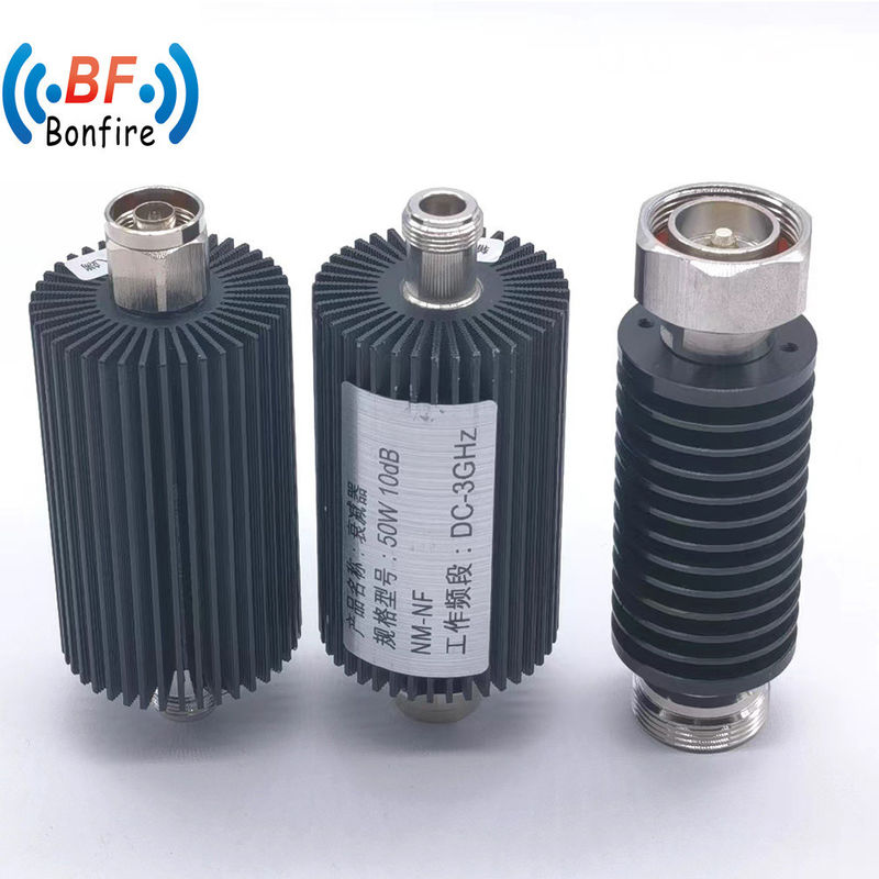 10W 20W 50W 100W 200W RF Low Pim Passive Coaxial Attenuator para comunicação sem fio Das Ibs Segurança Pública