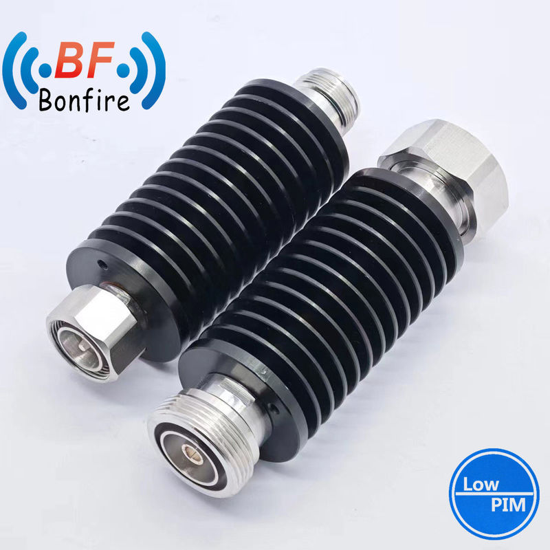 Cinza 100W DC-3800MHz 3/6/10/15dB RF Attenuador fixo com DIN-N/F Tipo de cor personalizada