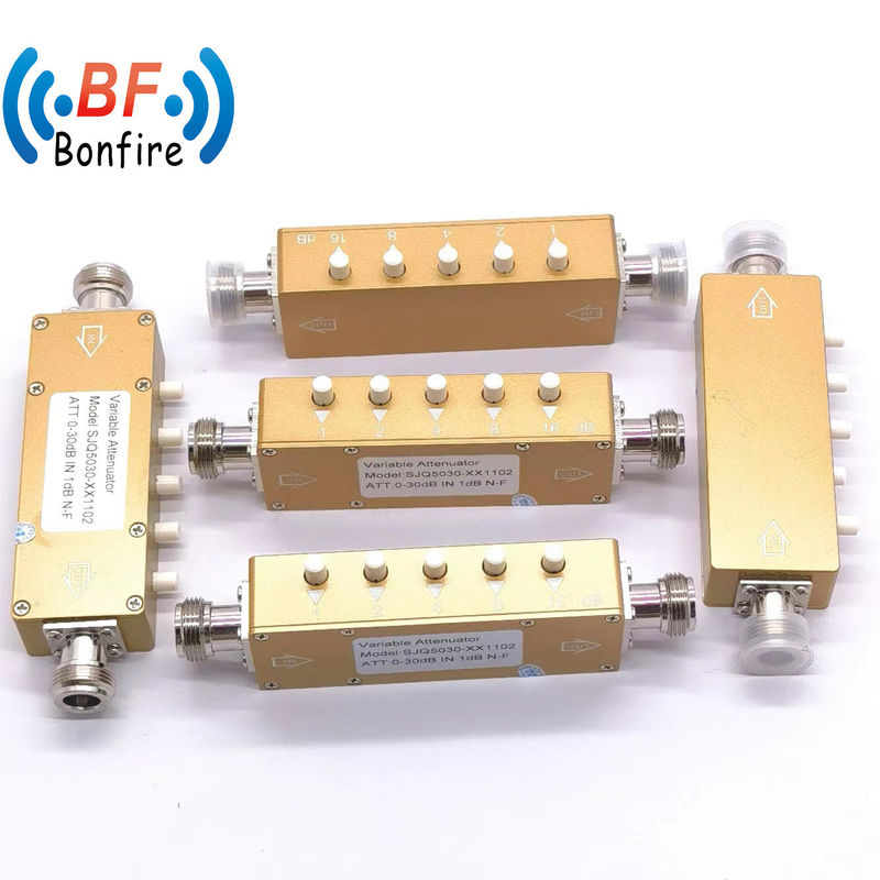 Atenuador de passo para controlo suave do sinal em DC-3000MHz Atenuador RF variável de 5W 10W