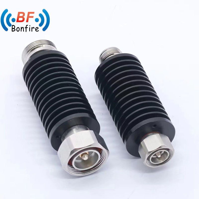 100W DC-3800MHz RF Attenuador coaxial Attenuador variável Attenuador ajustável Attenuador preto