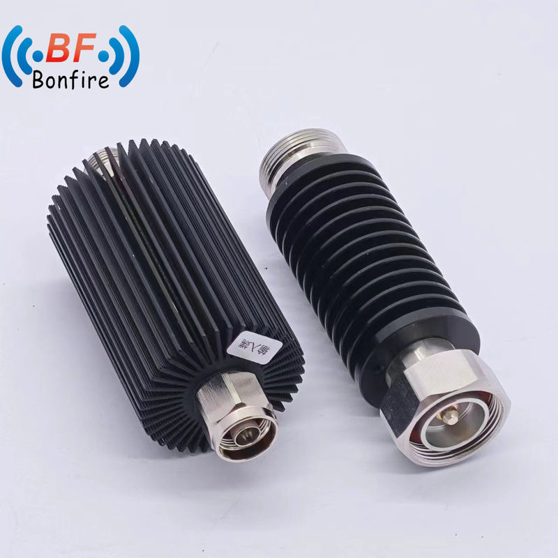 50W Alta Potência 6dB/10dB/20dB/30dB/40dB Atenuador Coaxial de RF ajustável para DC-3800MHz