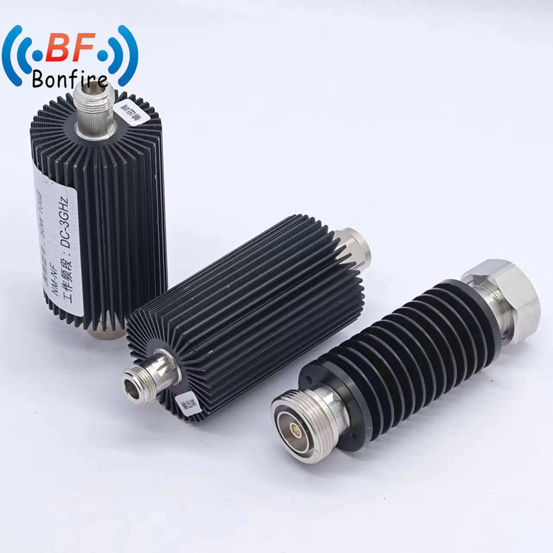 Atenuador de RF de 50 ohms com conector coaxial recto DC-3800MHz