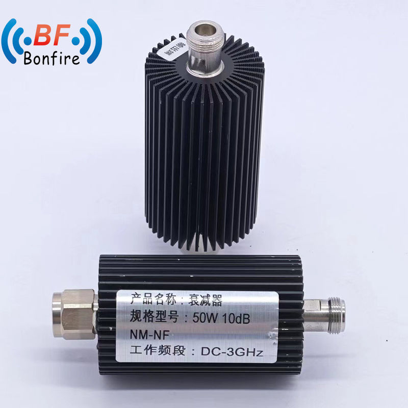 200W N-Joint RF Coaxial Attenuator Step Attenuator com 3-40dB de atenuação ajustável