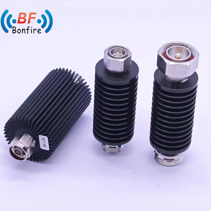 Atenuação fixa cinza DC-3800MHz N Conector 50W Atenuação de passo de larga frequência