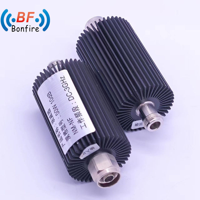 100W 50 Ohm N Attenuadores em linha Amplificadores e dispositivos ativos Valor de atenuação 3-30dB