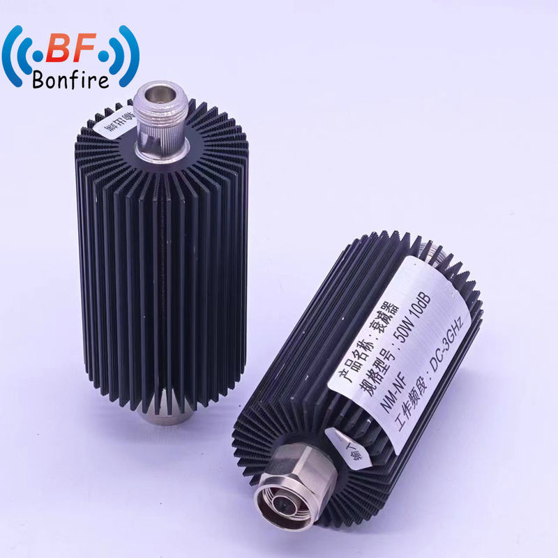 Interface em N-M/out N-F Attenuador personalizado RF Coaxial Attenuator 5W 3-40 dB Ajustável