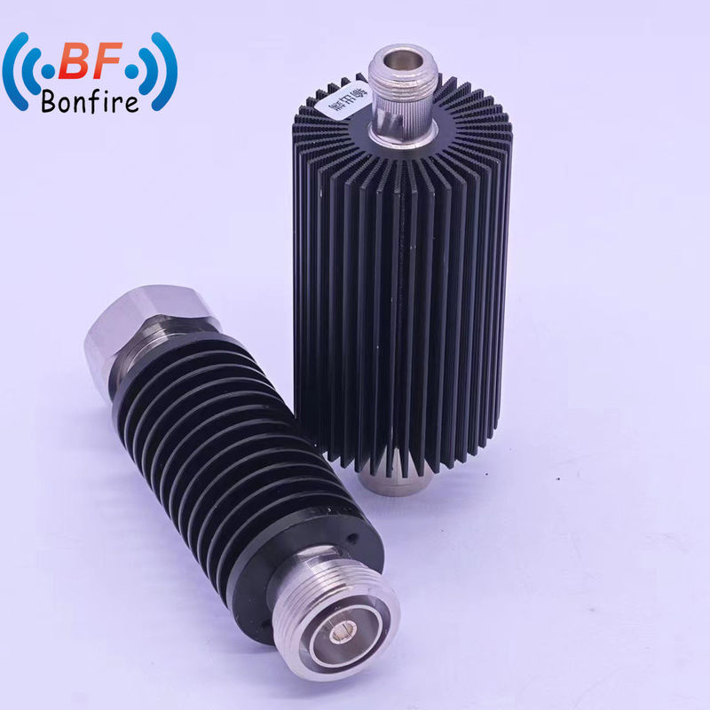 Atenuador cinza SMA-J/K Adaptador coaxial RF 5W DC-3800MHz 3-40dB Atenuador ajustável