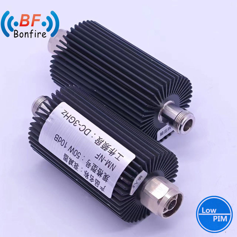 Grão 100W DC-3800MHz 3-40dB Attenuador ajustável RF Coaxial Attenuator para sistema de telecomunicações