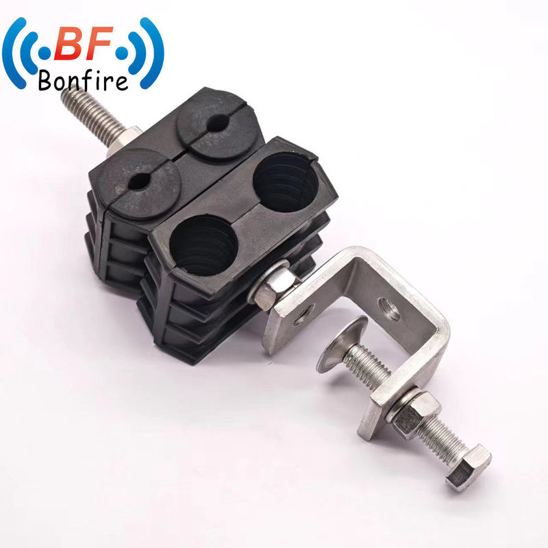 Clamps de cabo de alimentação de orelhas de ancoragem de resistência UV KXK-XXXXX para instalação rápida e fácil