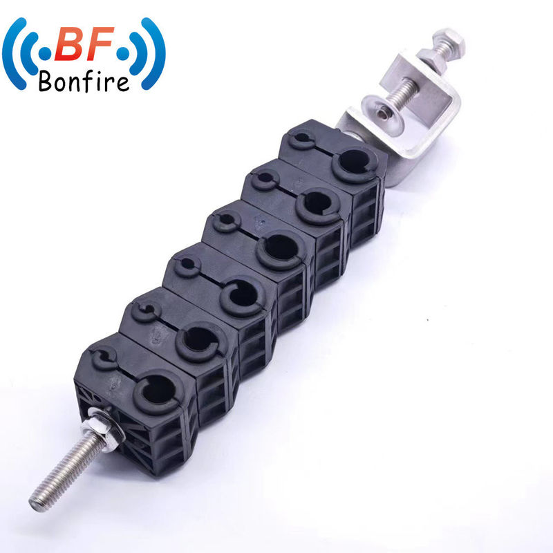 0.410kg Pacote Peso Bruto 22.4mm Double Click-on Hangers para desempenho de cabo coaxial