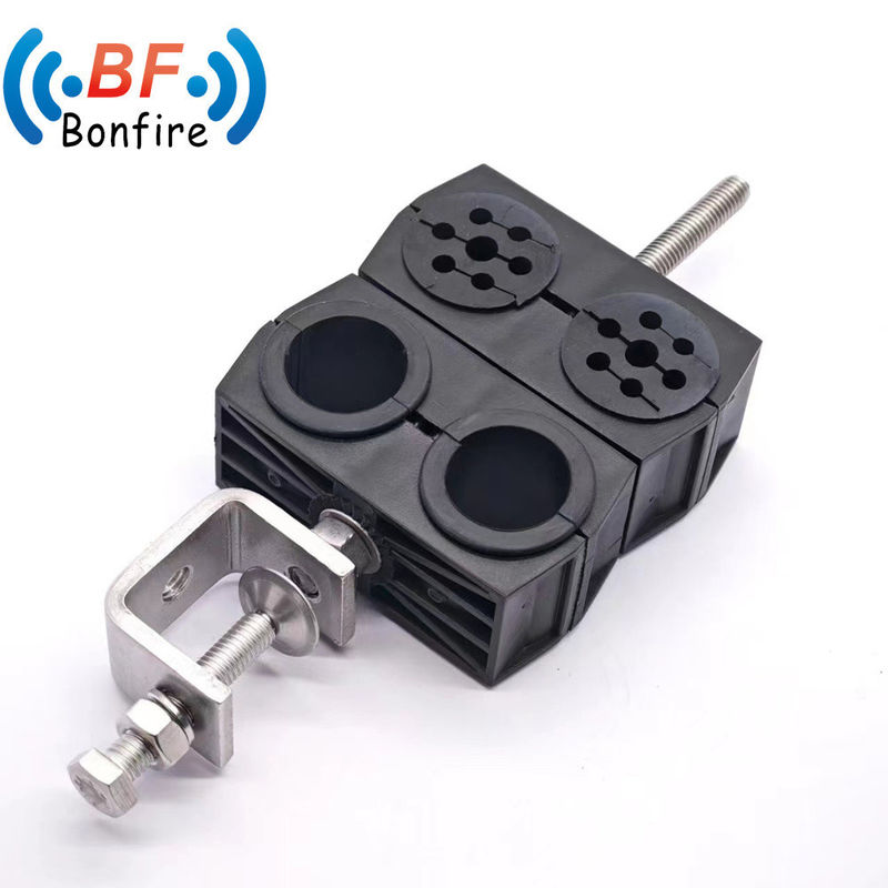 15.00cm * 6.00cm * 1.50cm Feeder Coaxial Leaky Clamp para fácil gestão de cabo