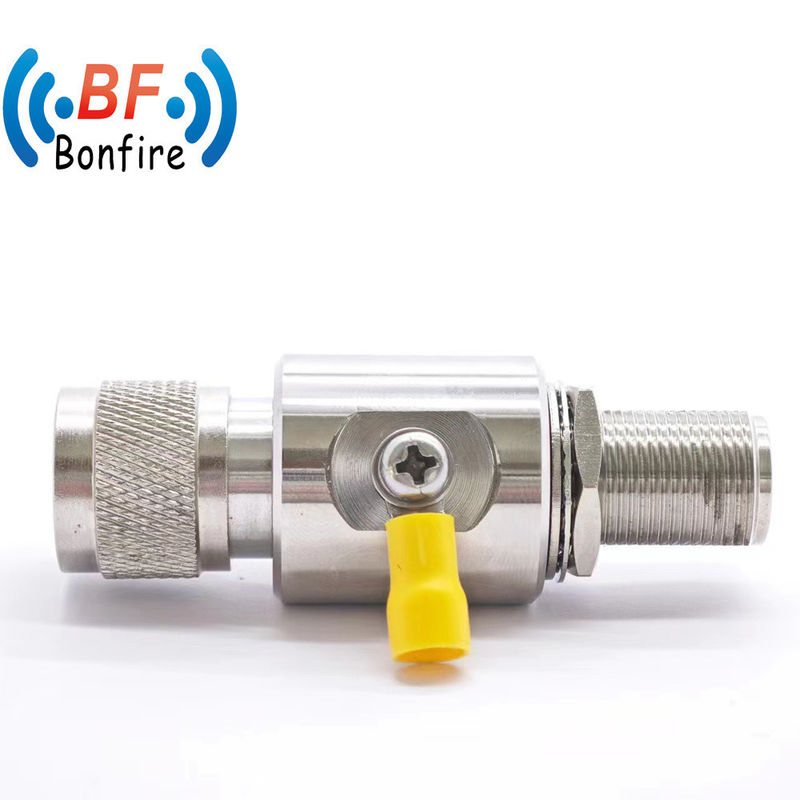 698-3800MHz N para SMA Conector de cabo de RF Fêmea Protetor de arresto de relâmpago Kk Tubo de gás de arresto de sobretensão