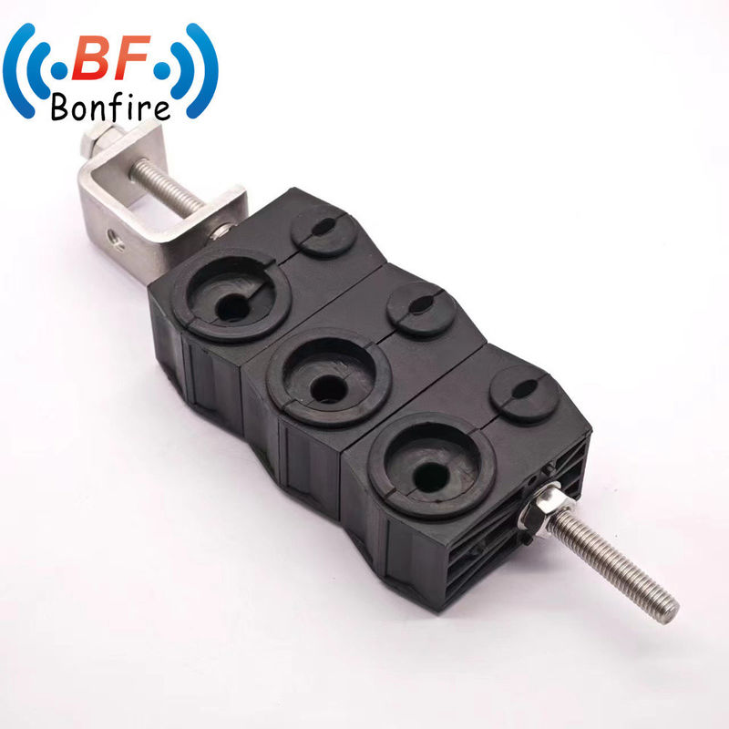 Grampos de alimentação de plástico para cabo Heliax 1/2&quot; Ldf4-50A 3 buracos por suporte