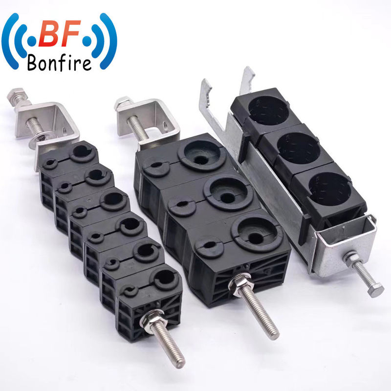 KXK-XXXXX Grampos de cabo de alimentação para grampos de cabo duplo de RF para cabos ondulados de 1/2 &quot;