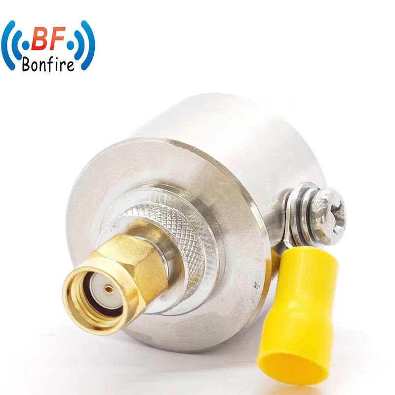 698-3800MHz RF Dual Protector de Raios Female F Kk TV Surge Arrestor para Proteção