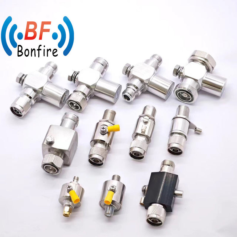Indoor/Outdoor IP65 698-3800MHz RF Arrester Protetor de Raios Arrester F Tubo de Proteção contra Ondas