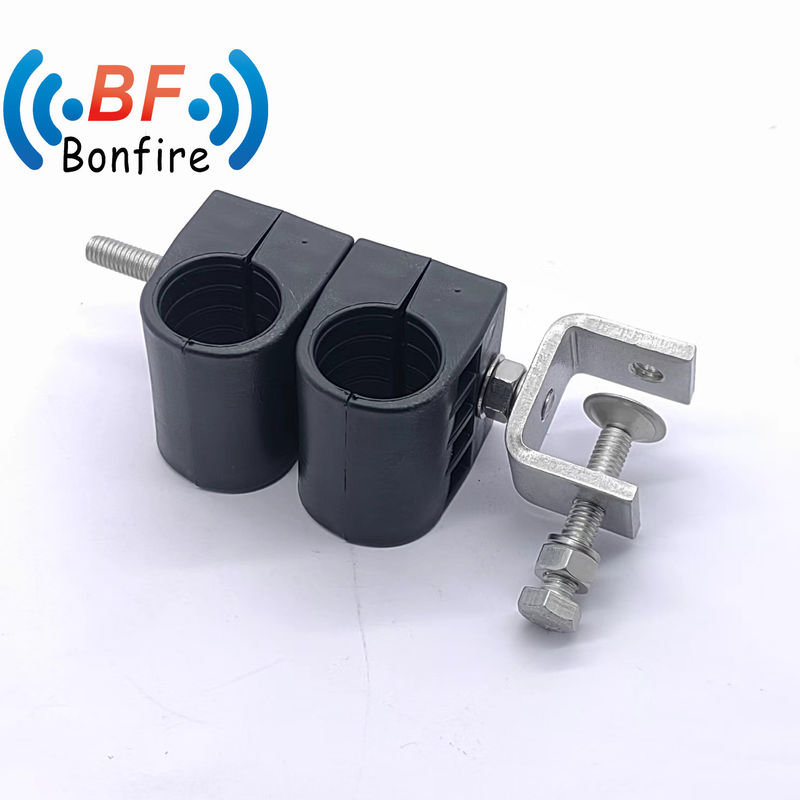 0.410kg Embalagem Peso Bruto 1/2&quot; e 7/8&quot; Single Hole Double Clamps Cable Clamps