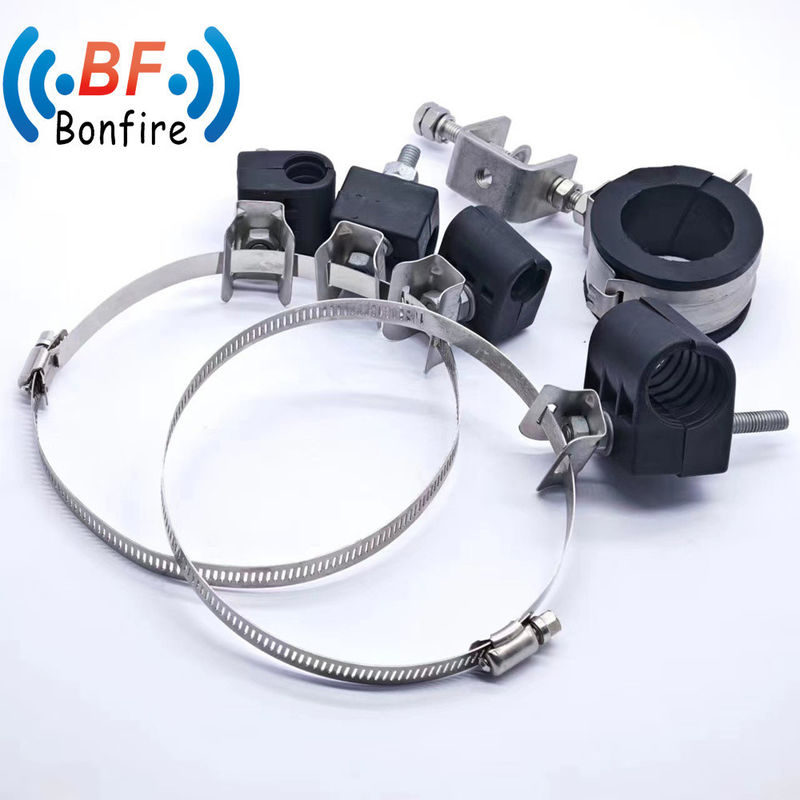 7/8 &quot;Clamps de cabo RF de alimentação coaxial Veja a tabela de dados abaixo Adequado para encomendas de teste