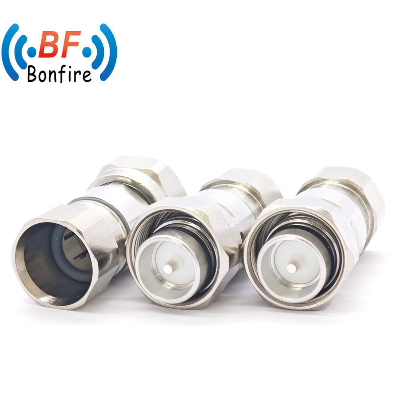 Low Pim 7.5GHz 716 RF Connector Feminino para 1/2 cabo comum e total conformidade RoHS