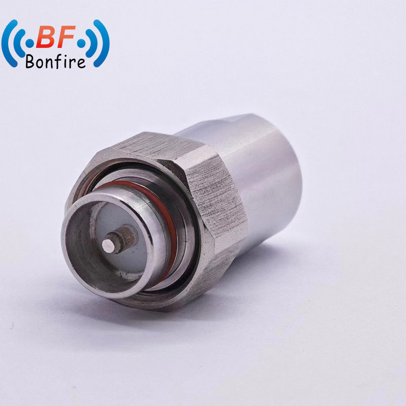 LJQ -XXXXX 4.3-10 Conector de adaptador de RF direto DC-4GHz masculino para 1/2 &quot;feeder cable jumper