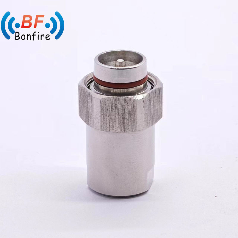 Telecom Low Vswr DC-4GHz Connector Mini N Connector RF Adaptador N Feminino para 7/16 N Masculino