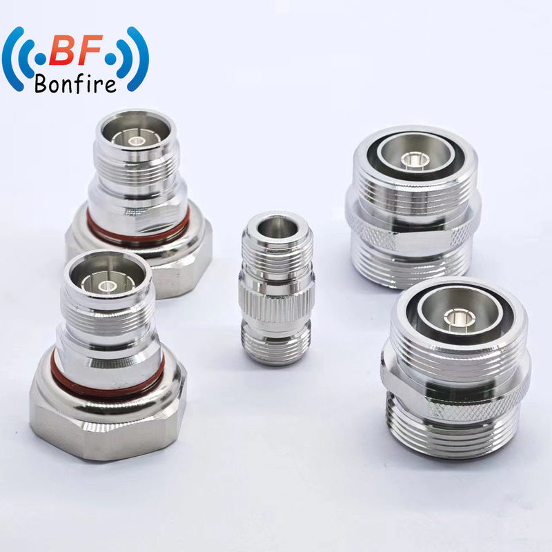 Conector de cabo coaxial RF Adaptador RF com 4.3-10 Mini DIN Plug Taxa de resistência à água IP 67
